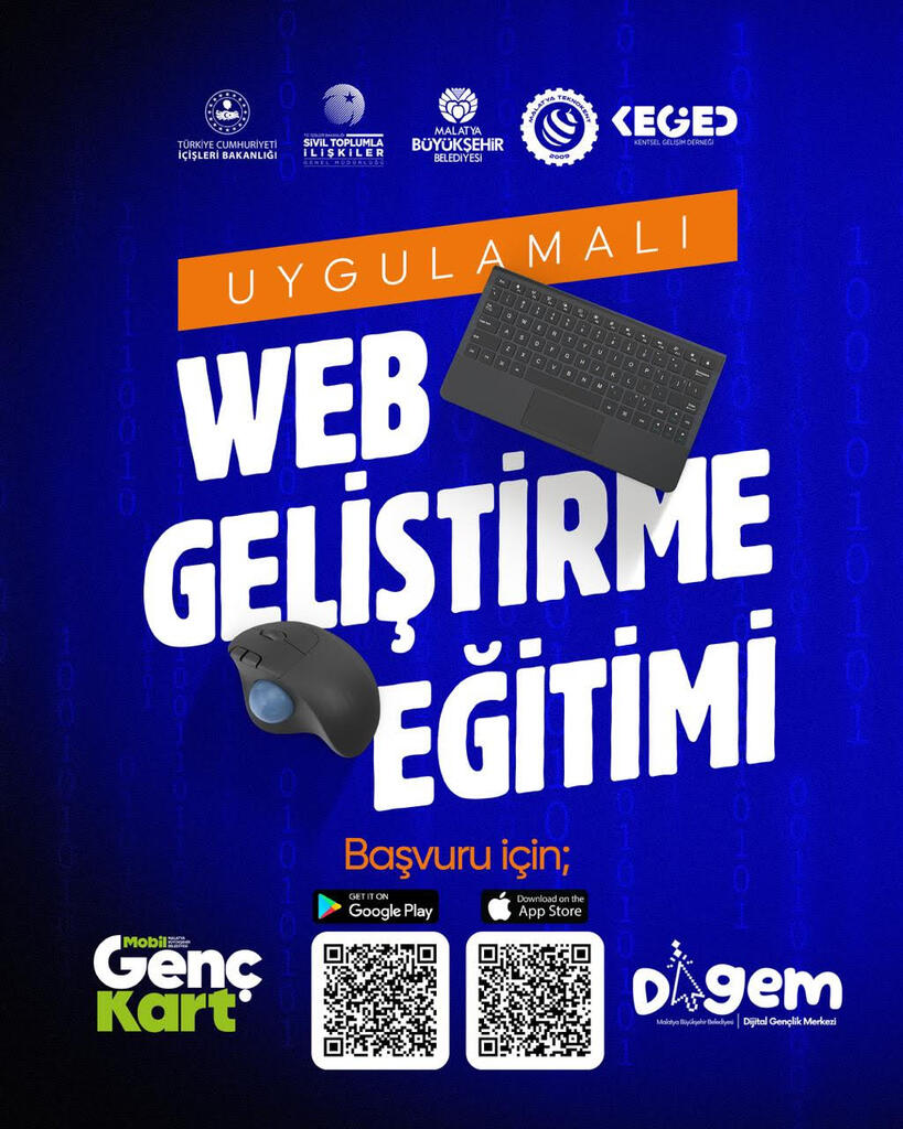Uygulamalı Web Geliştirme Eğitimi Başlıyor.